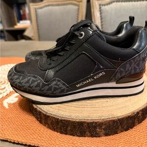 Michael Kors Black and Gray Sneakers